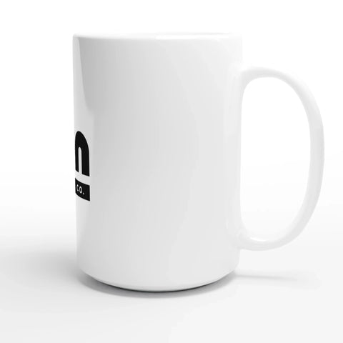 White Large Ceramic Mug - Tūn Brewing Company