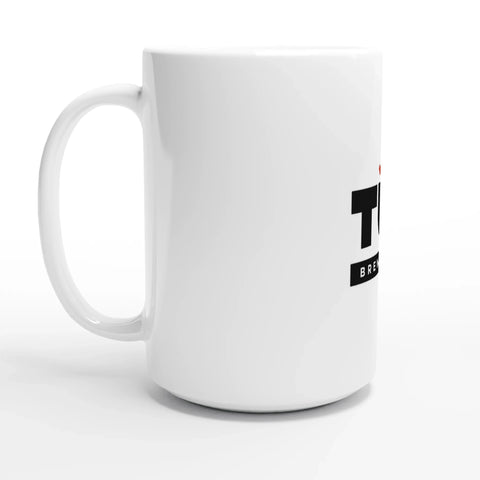 White Large Ceramic Mug - Tūn Brewing Company