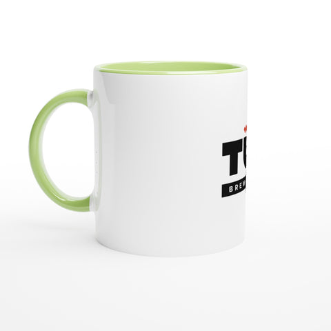 White Standard Ceramic Mug with Colour Inside - Tūn Brewing Company