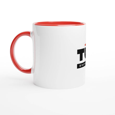 White Standard Ceramic Mug with Colour Inside - Tūn Brewing Company