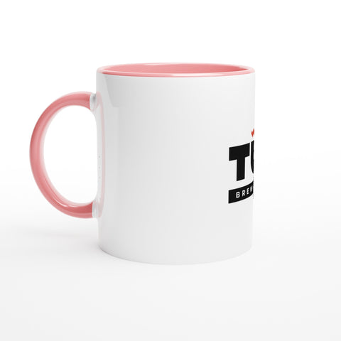 White Standard Ceramic Mug with Colour Inside - Tūn Brewing Company