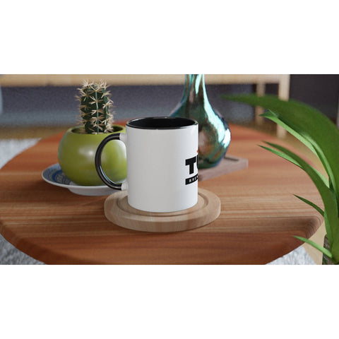 White Standard Ceramic Mug with Colour Inside - Tūn Brewing Company