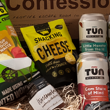 Snacking cheese or puffed corn snacks